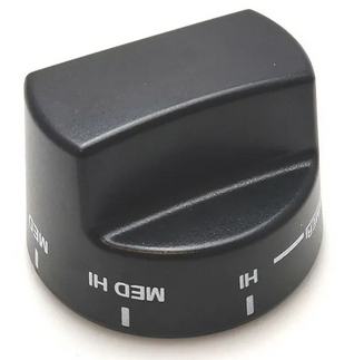 Viking PB010206 Top Burner Knob Black